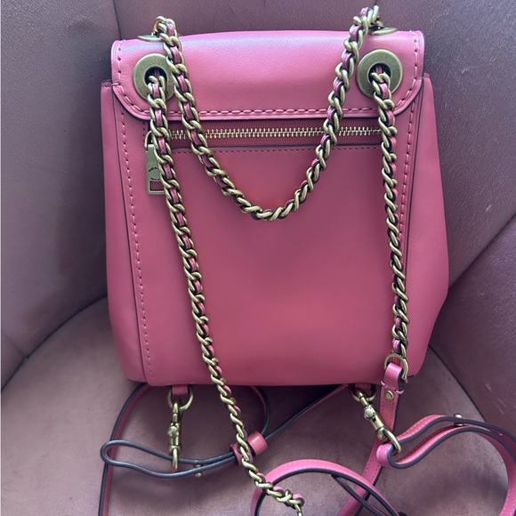 Pink Coach Parker convertible backpack - Picture 2 of 7